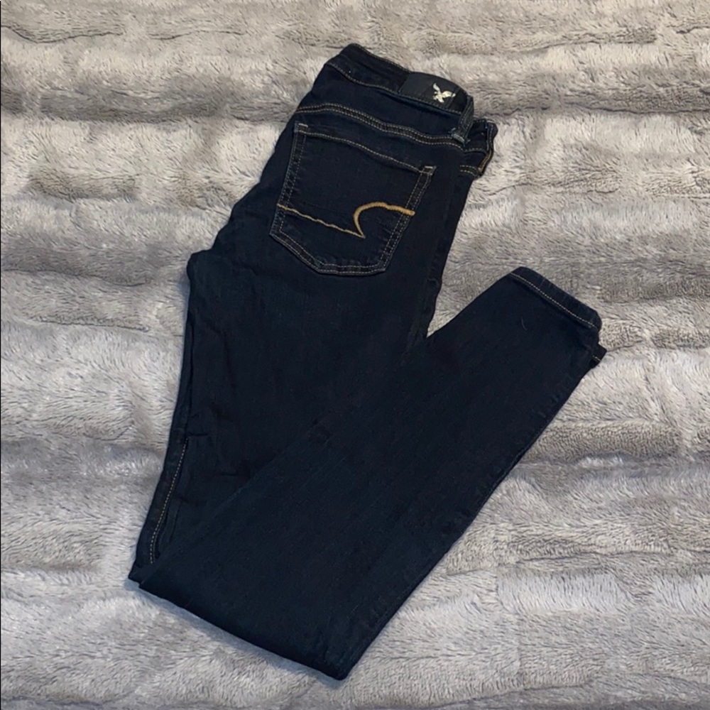 AEO Dark Wash Jegging 4R
